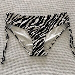 Victoria’s Secret Zebra Print Bikini Bottoms Size S